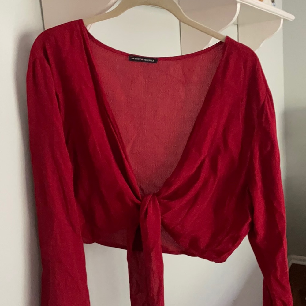 Brandy Melville Cross Tie Top